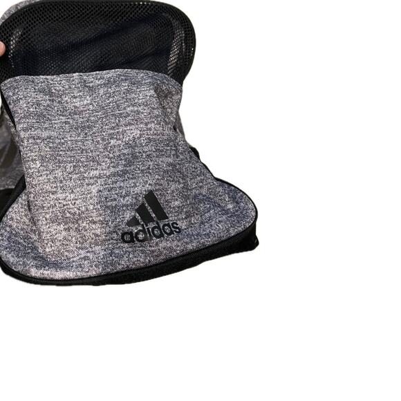 Adidas Defender Medium 20"x12"x10" Black Gray Duffel Bag - Picture 5 of 6